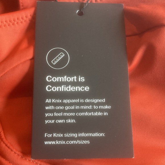 NWT Knix Balcony Cup one piece swimsuit in Lava (orange/red) - Picture 11 of 15